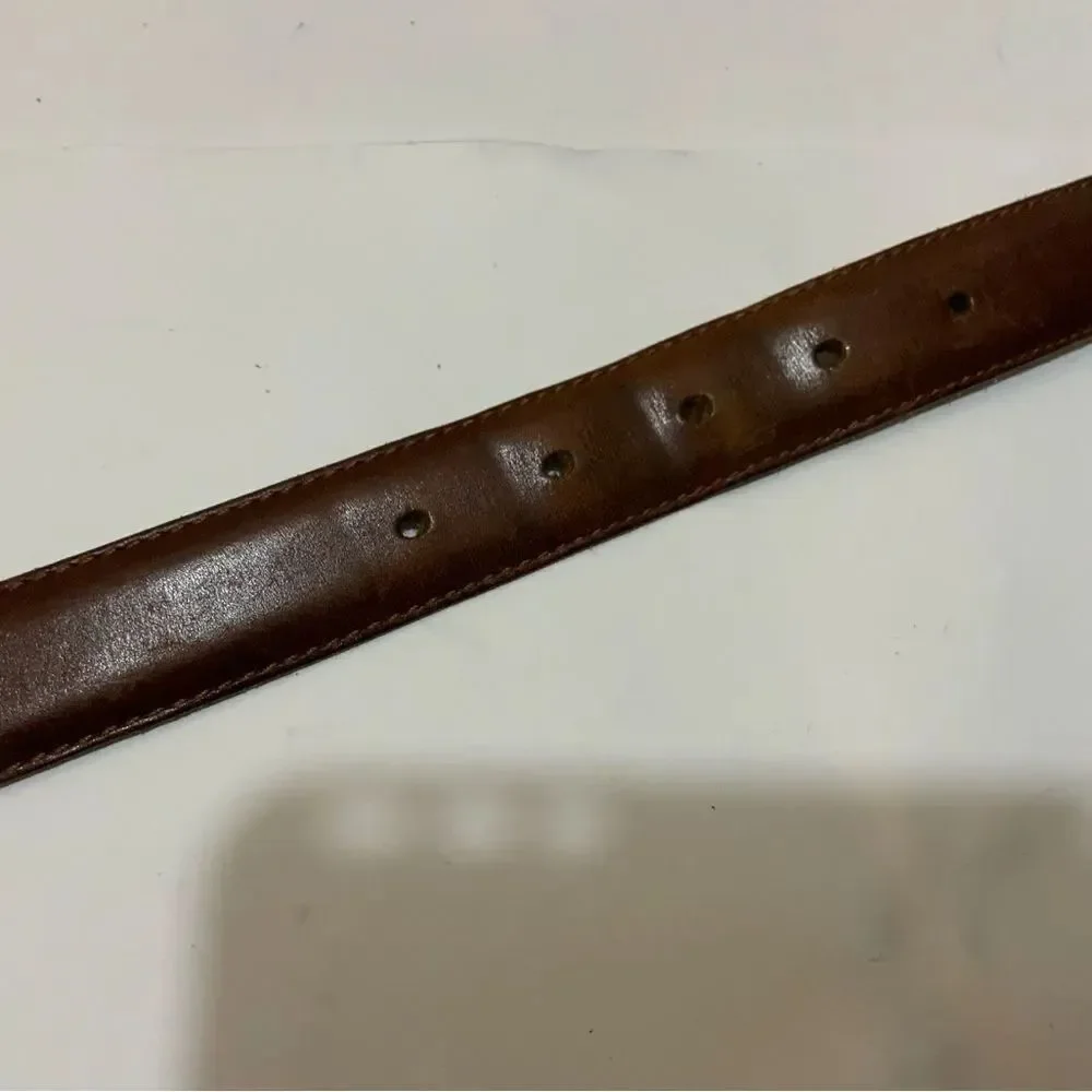 Vintage Coach 5923 Sienna Leather brown Belt, Size 38/95